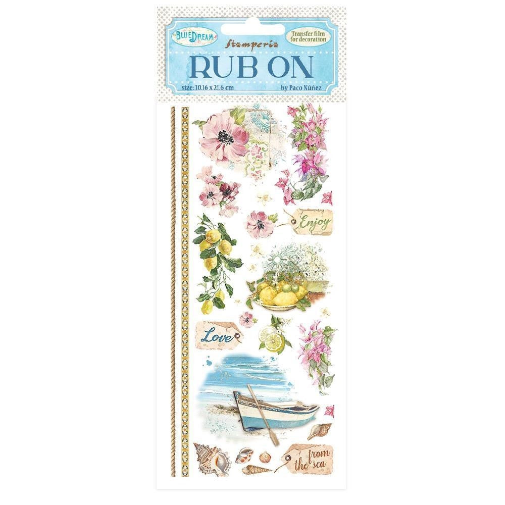 Stamperia Blue Dream Wrijf op